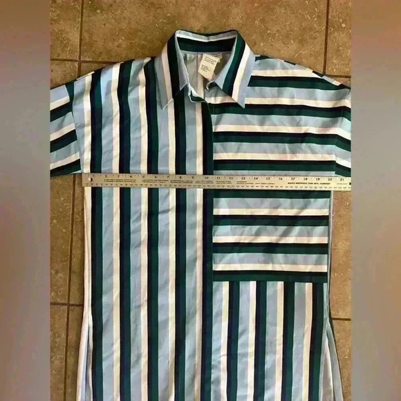 Akris Punto Striped Mini Dress Size 4 like NEW - Picture 12 of 13